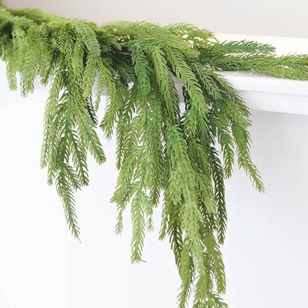 NORDIC NORFOLK PINE REAL TOUCH GARLAND 72”